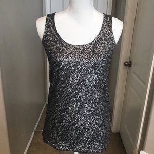 J.Crew Grey Sequin Tank Top NWT Party Holiday Sz S